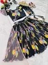 OC 203 Heavy Chinon Silk With Digital Print Lahenga With Choli Dupatta Girls Wear Kids Bulk Orders In India